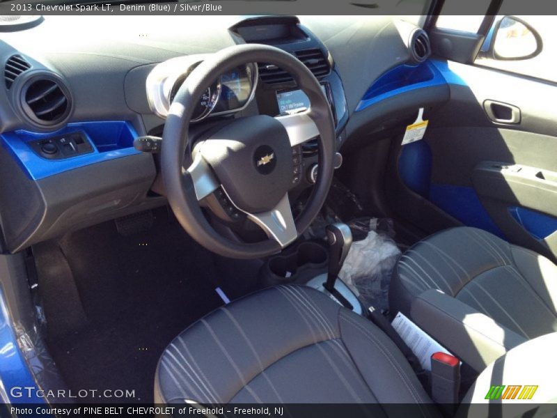 Denim (Blue) / Silver/Blue 2013 Chevrolet Spark LT