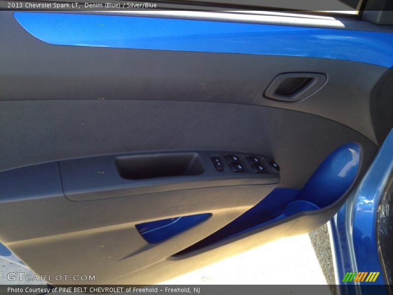 Denim (Blue) / Silver/Blue 2013 Chevrolet Spark LT