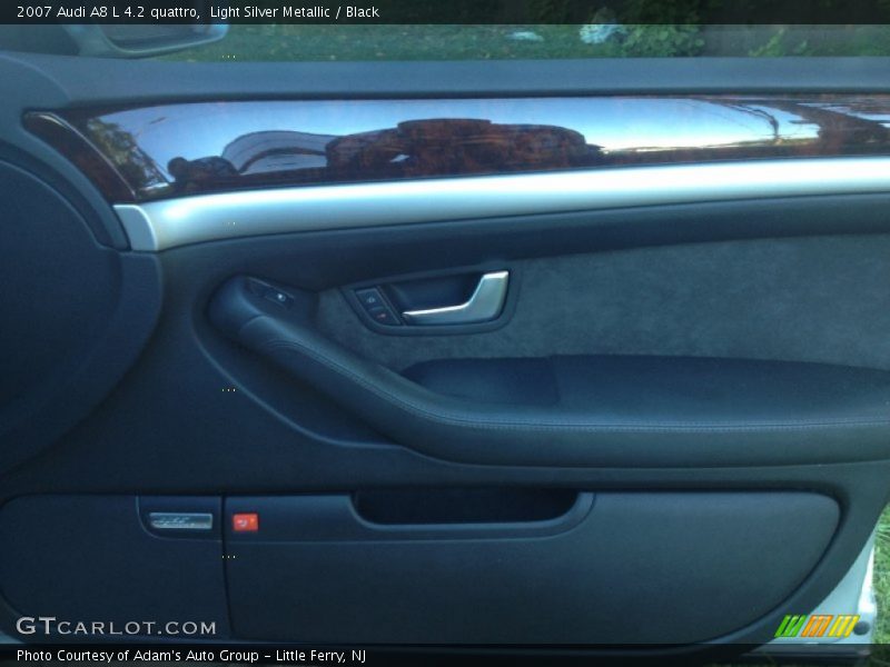 Light Silver Metallic / Black 2007 Audi A8 L 4.2 quattro