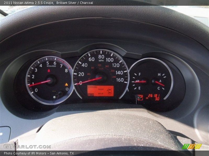 Brilliant Silver / Charcoal 2011 Nissan Altima 2.5 S Coupe