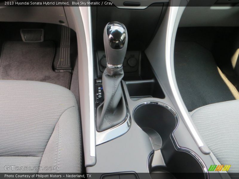 Blue Sky Metallic / Gray 2013 Hyundai Sonata Hybrid Limited