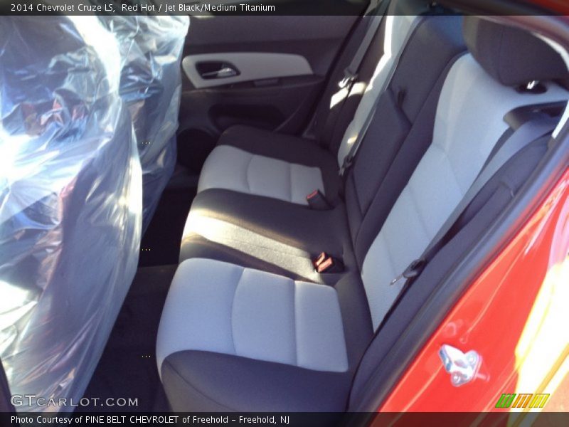 Red Hot / Jet Black/Medium Titanium 2014 Chevrolet Cruze LS