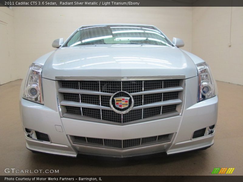 Radiant Silver Metallic / Light Titanium/Ebony 2011 Cadillac CTS 3.6 Sedan