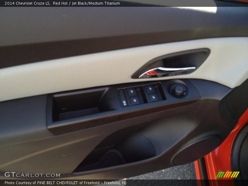 Red Hot / Jet Black/Medium Titanium 2014 Chevrolet Cruze LS
