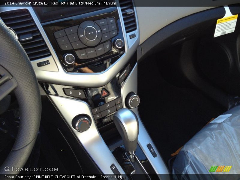 Red Hot / Jet Black/Medium Titanium 2014 Chevrolet Cruze LS