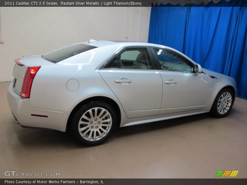 Radiant Silver Metallic / Light Titanium/Ebony 2011 Cadillac CTS 3.6 Sedan