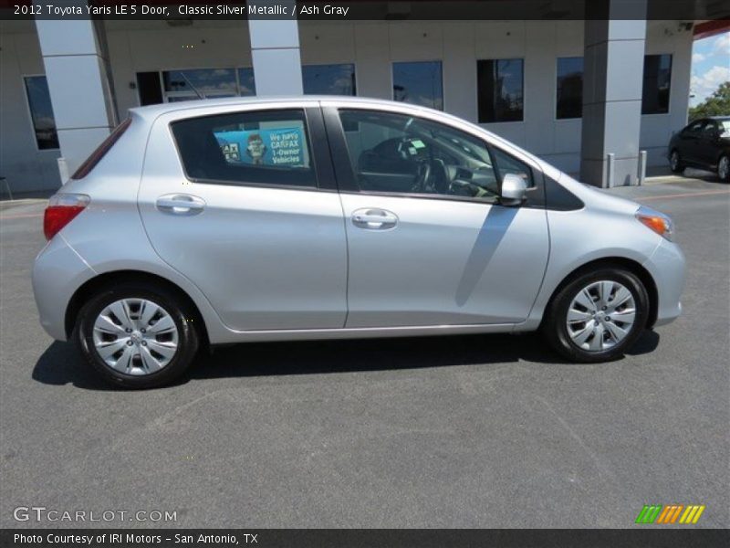 Classic Silver Metallic / Ash Gray 2012 Toyota Yaris LE 5 Door