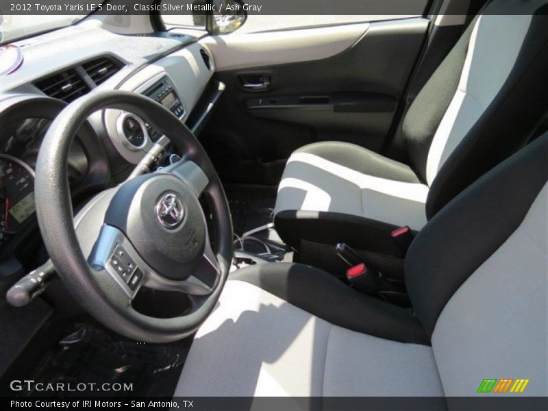 Classic Silver Metallic / Ash Gray 2012 Toyota Yaris LE 5 Door