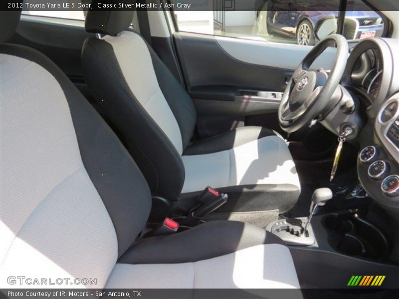 Classic Silver Metallic / Ash Gray 2012 Toyota Yaris LE 5 Door