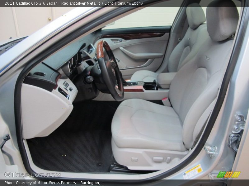 Radiant Silver Metallic / Light Titanium/Ebony 2011 Cadillac CTS 3.6 Sedan