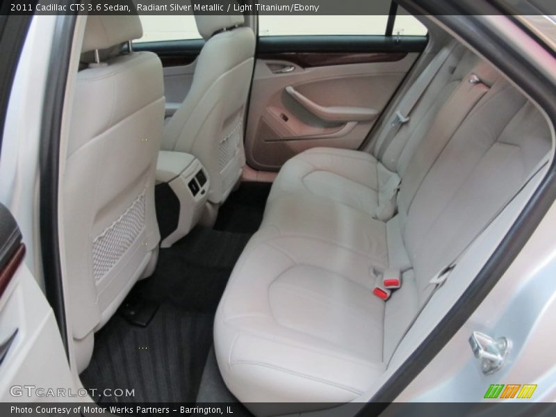 Radiant Silver Metallic / Light Titanium/Ebony 2011 Cadillac CTS 3.6 Sedan