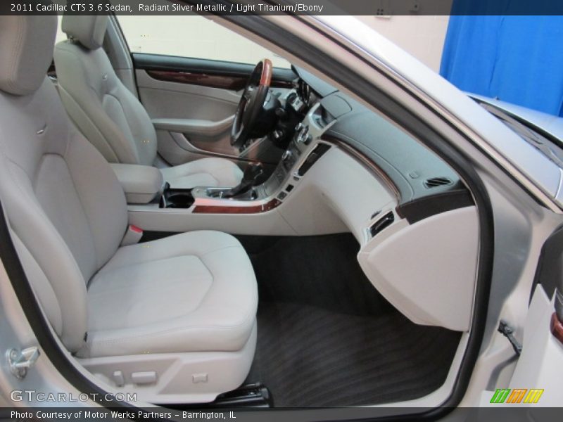 Radiant Silver Metallic / Light Titanium/Ebony 2011 Cadillac CTS 3.6 Sedan