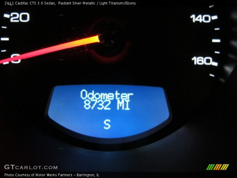 Radiant Silver Metallic / Light Titanium/Ebony 2011 Cadillac CTS 3.6 Sedan