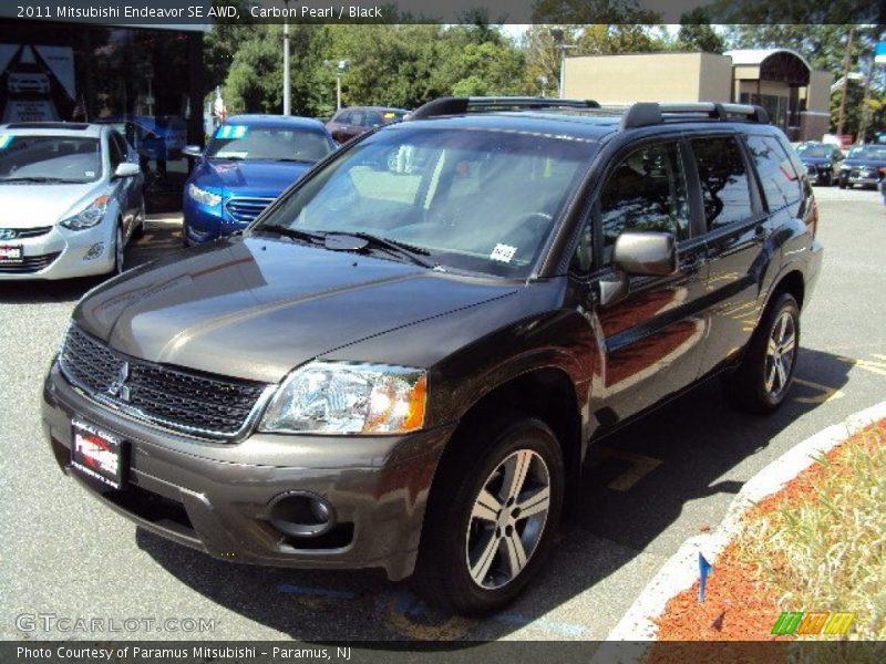 Carbon Pearl / Black 2011 Mitsubishi Endeavor SE AWD