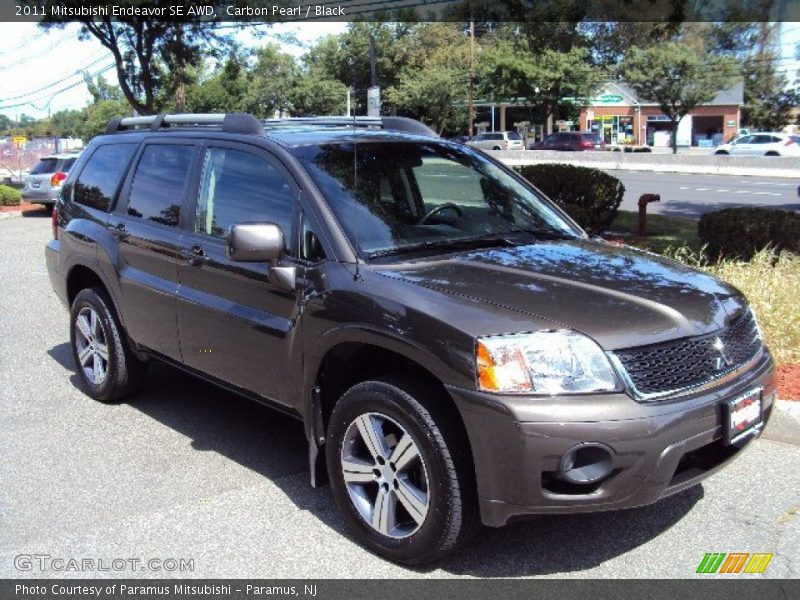 Carbon Pearl / Black 2011 Mitsubishi Endeavor SE AWD