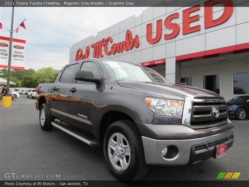 Magnetic Gray Metallic / Graphite Gray 2011 Toyota Tundra CrewMax