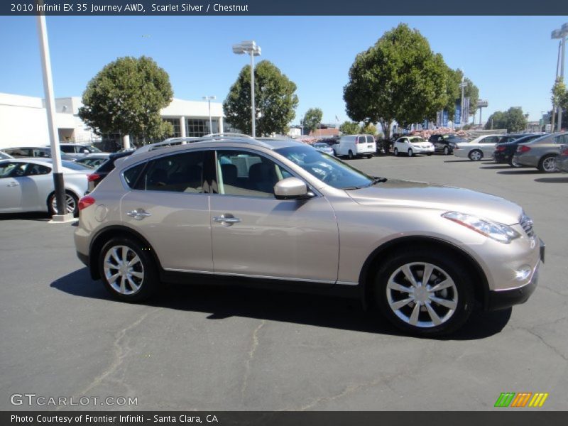  2010 EX 35 Journey AWD Scarlet Silver
