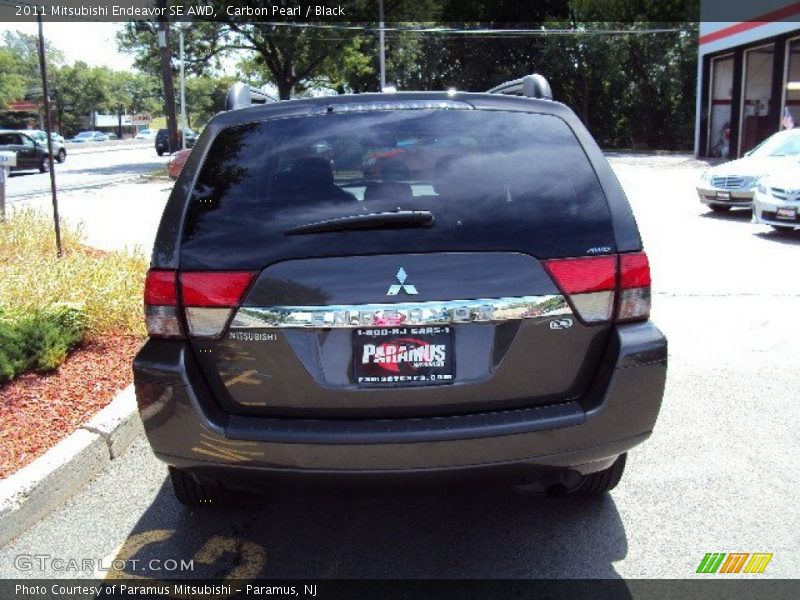 Carbon Pearl / Black 2011 Mitsubishi Endeavor SE AWD
