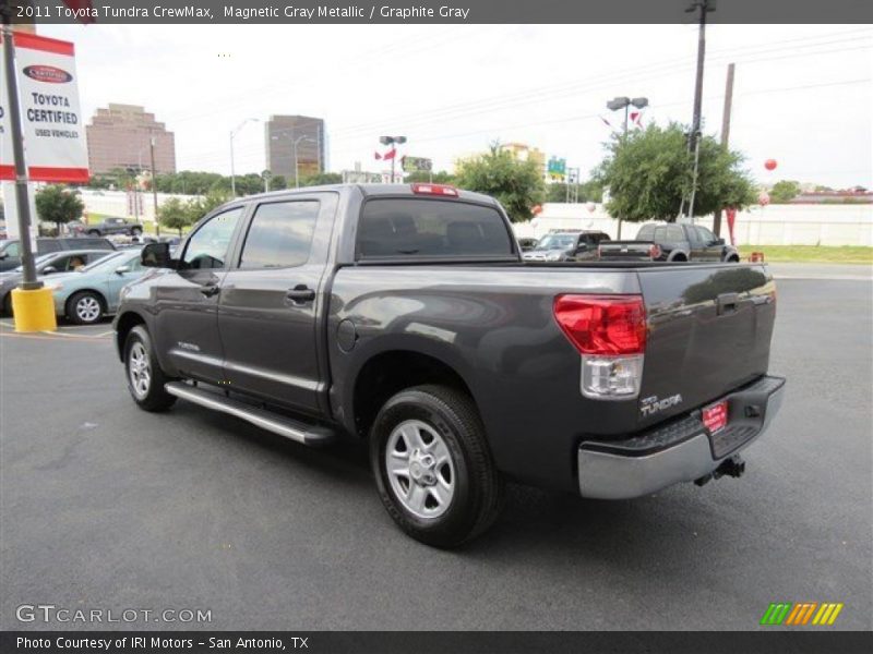 Magnetic Gray Metallic / Graphite Gray 2011 Toyota Tundra CrewMax