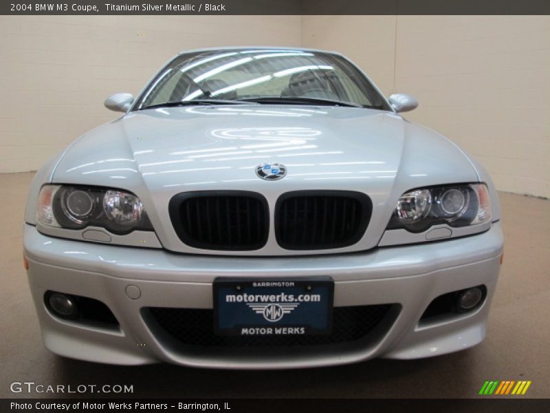 Titanium Silver Metallic / Black 2004 BMW M3 Coupe