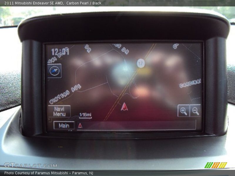 Carbon Pearl / Black 2011 Mitsubishi Endeavor SE AWD