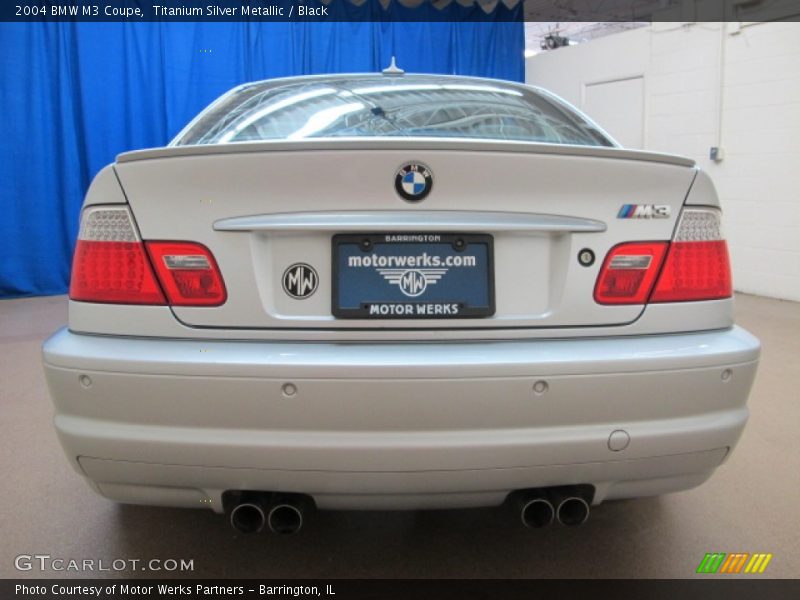 Titanium Silver Metallic / Black 2004 BMW M3 Coupe