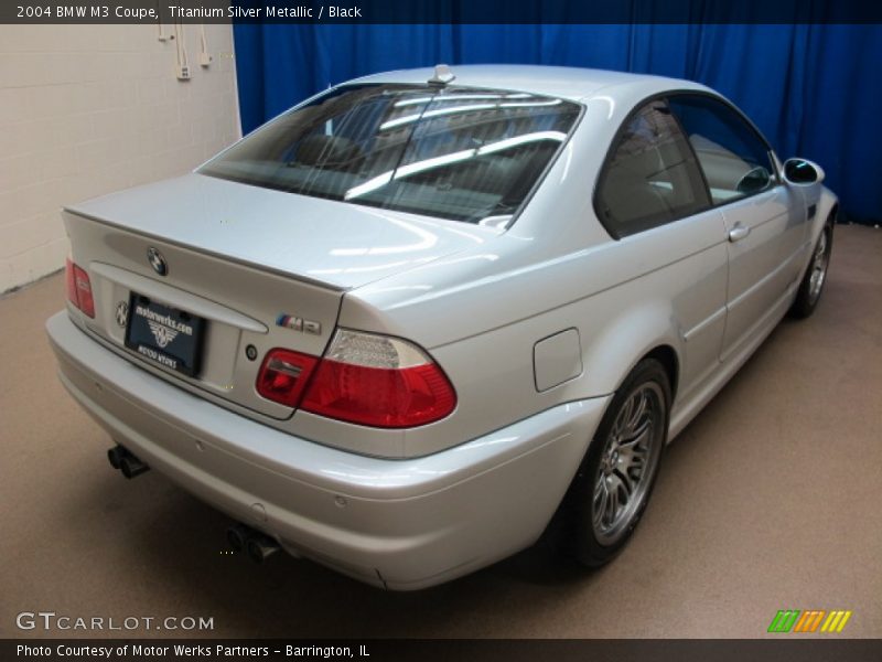 Titanium Silver Metallic / Black 2004 BMW M3 Coupe