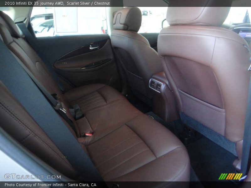 Scarlet Silver / Chestnut 2010 Infiniti EX 35 Journey AWD