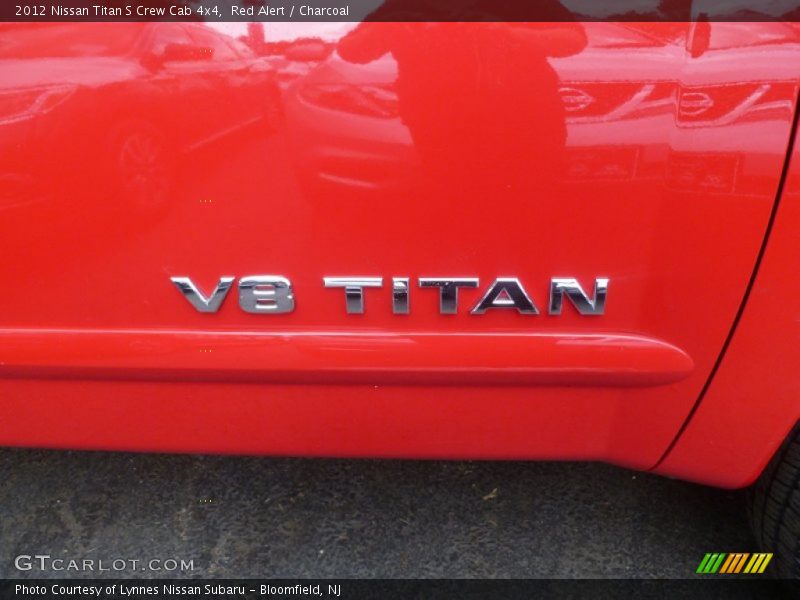 Red Alert / Charcoal 2012 Nissan Titan S Crew Cab 4x4