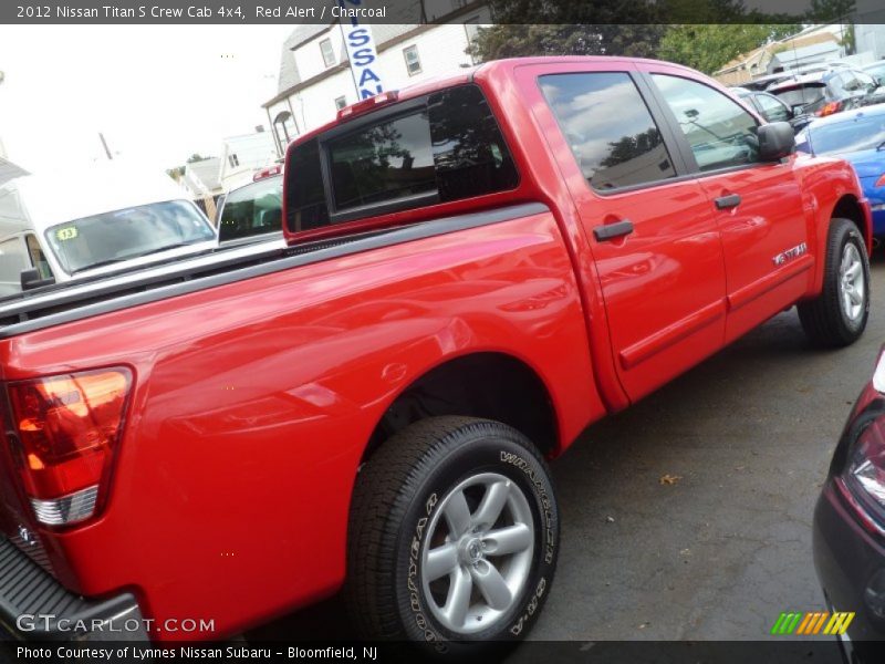 Red Alert / Charcoal 2012 Nissan Titan S Crew Cab 4x4