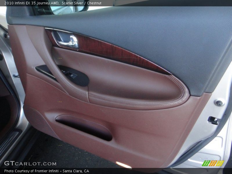 Scarlet Silver / Chestnut 2010 Infiniti EX 35 Journey AWD