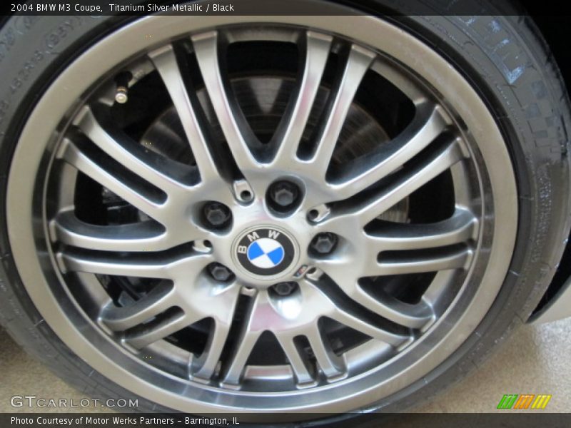 Titanium Silver Metallic / Black 2004 BMW M3 Coupe