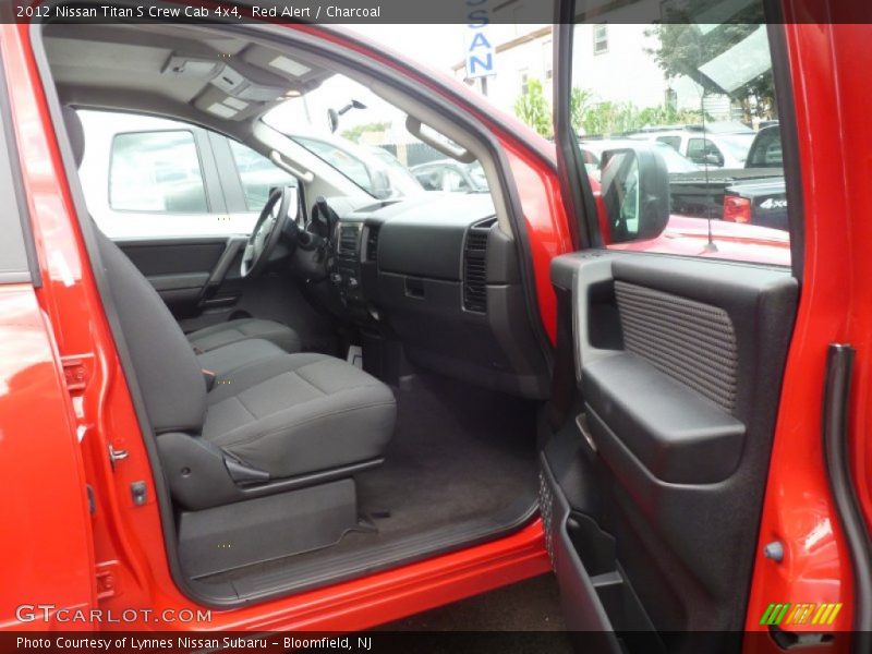 Red Alert / Charcoal 2012 Nissan Titan S Crew Cab 4x4