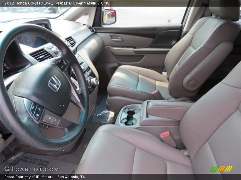 Alabaster Silver Metallic / Gray 2012 Honda Odyssey EX-L