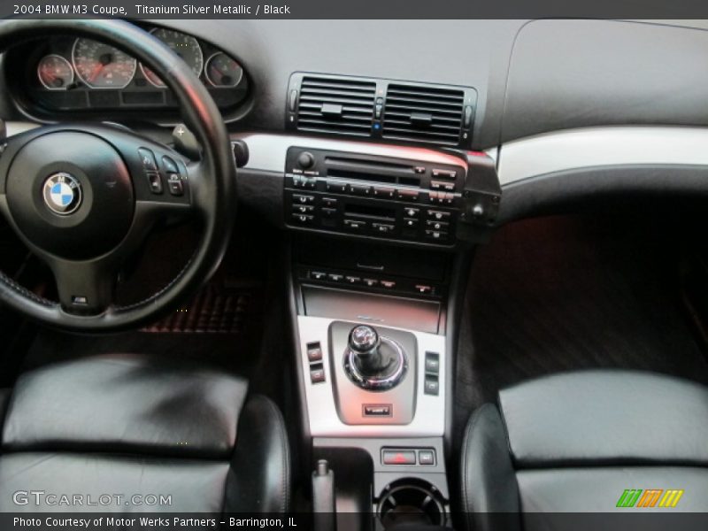 Titanium Silver Metallic / Black 2004 BMW M3 Coupe