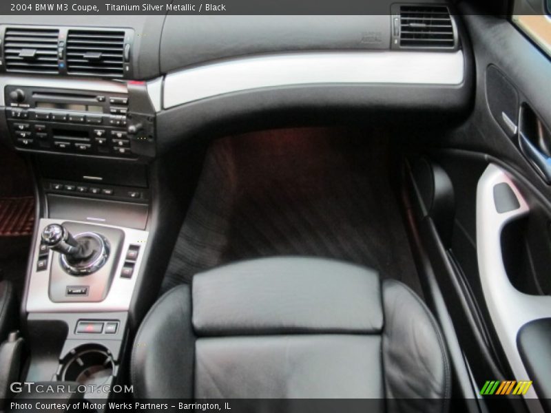 Titanium Silver Metallic / Black 2004 BMW M3 Coupe