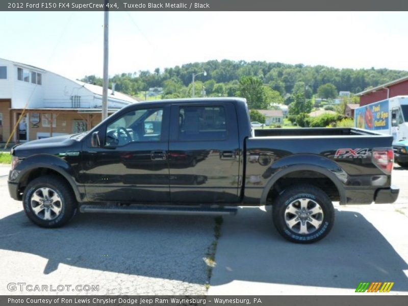 Tuxedo Black Metallic / Black 2012 Ford F150 FX4 SuperCrew 4x4