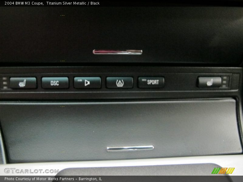 Titanium Silver Metallic / Black 2004 BMW M3 Coupe