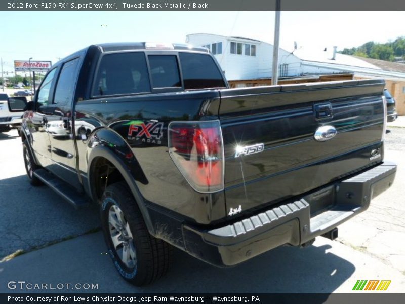 Tuxedo Black Metallic / Black 2012 Ford F150 FX4 SuperCrew 4x4