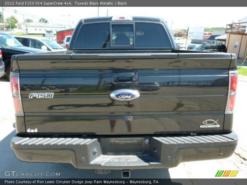 Tuxedo Black Metallic / Black 2012 Ford F150 FX4 SuperCrew 4x4