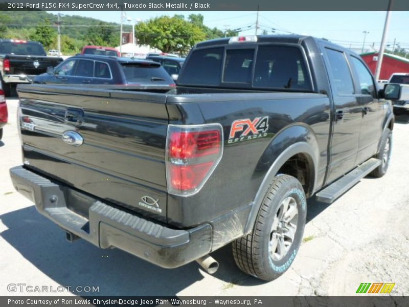 Tuxedo Black Metallic / Black 2012 Ford F150 FX4 SuperCrew 4x4