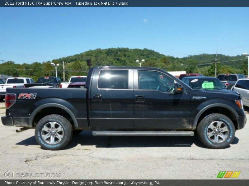 Tuxedo Black Metallic / Black 2012 Ford F150 FX4 SuperCrew 4x4