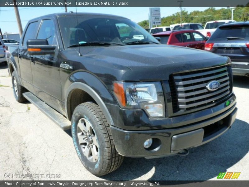 Tuxedo Black Metallic / Black 2012 Ford F150 FX4 SuperCrew 4x4