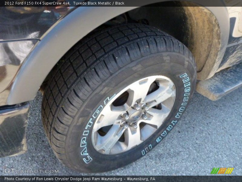 Tuxedo Black Metallic / Black 2012 Ford F150 FX4 SuperCrew 4x4