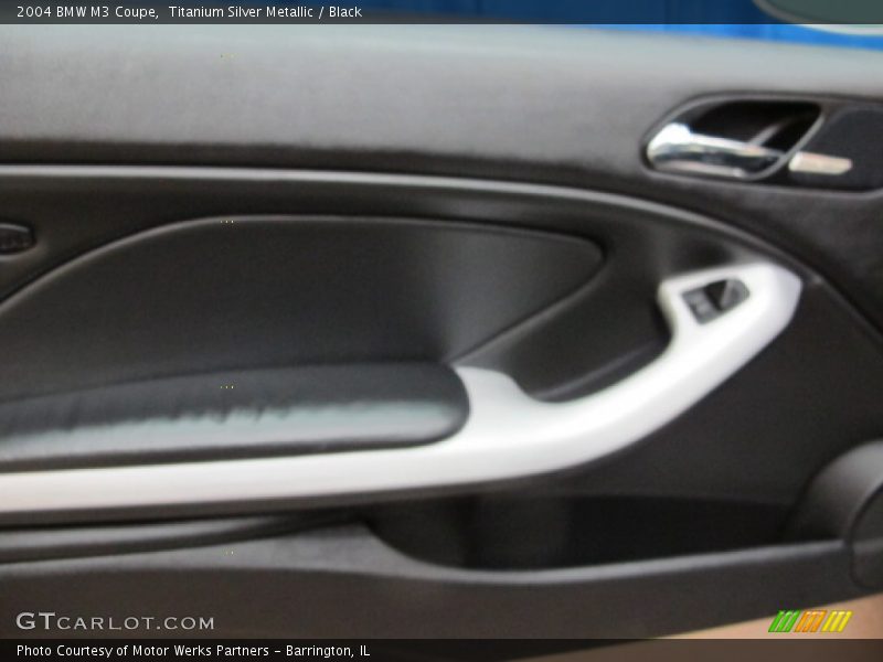 Titanium Silver Metallic / Black 2004 BMW M3 Coupe