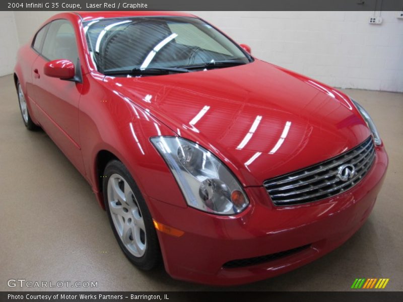 Laser Red / Graphite 2004 Infiniti G 35 Coupe