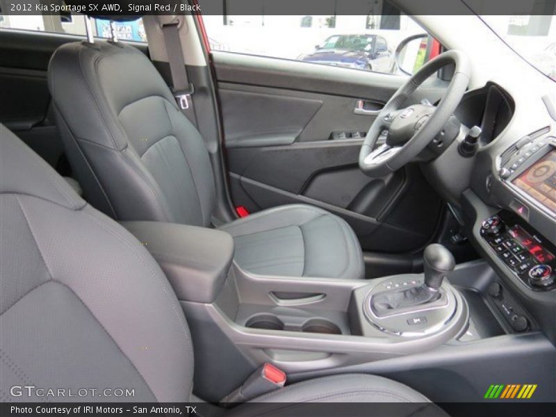 Signal Red / Black 2012 Kia Sportage SX AWD