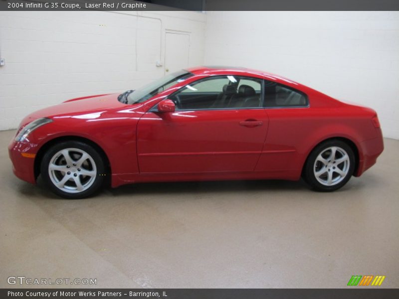 Laser Red / Graphite 2004 Infiniti G 35 Coupe