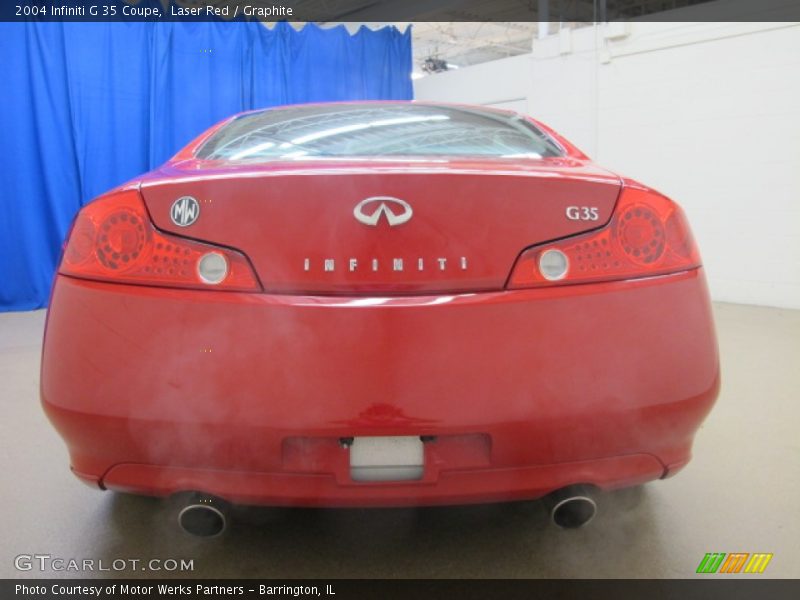 Laser Red / Graphite 2004 Infiniti G 35 Coupe
