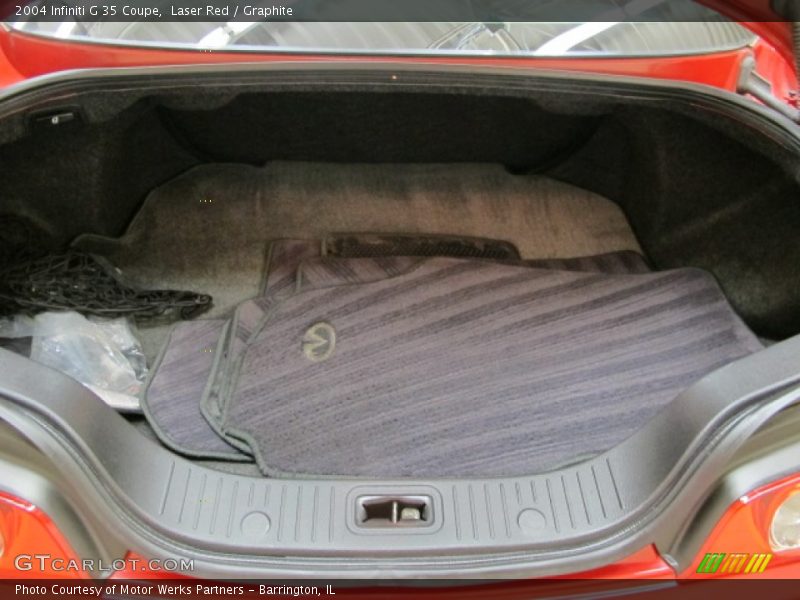 Laser Red / Graphite 2004 Infiniti G 35 Coupe